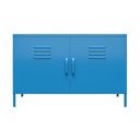 Plavi metalni ormar Novogratz Cache, 100 x 64 cm