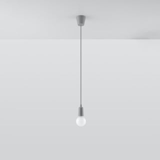 Siva viseća svjetiljka ø 5 cm Rene – Nice Lamps