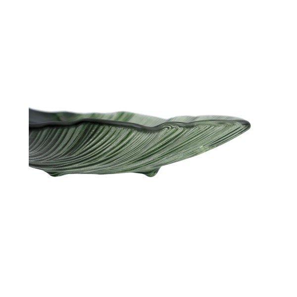 Stakleni ukrasni pladanj 16x17 cm Gingko – Ixia-image-3