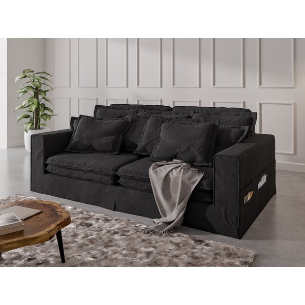 Crna sofa 236 cm Nora – Ropez-image-2