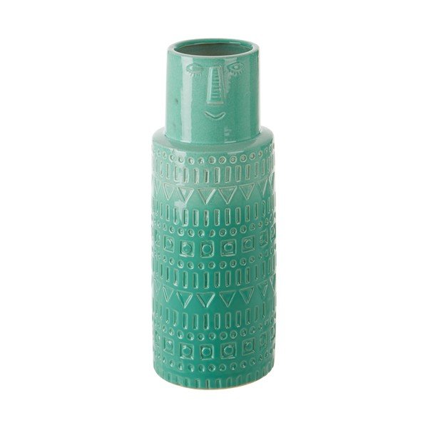 Pastel Zelena vaza kamenina Premier Housewares Mimo-image-1