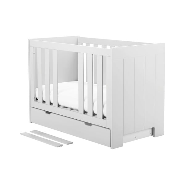 Bijeli dječji krevetić Pinio Calmo, 120 x 60 cm-image-3