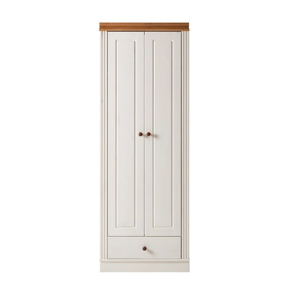 Bijeli ormar od masivnog bora 65x180 cm Anita – Støraa