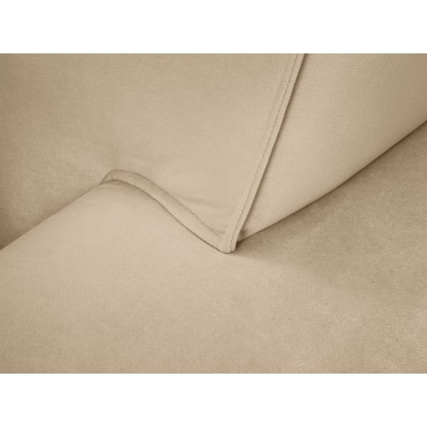 Bež baršunasta sofa Cosmopolitan Design Siena-image-1