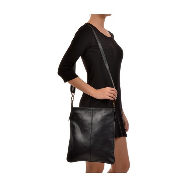 Crna kožna torba Mangotti Pasco-image-4