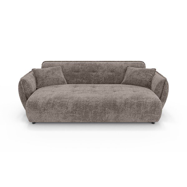 Smeđe-siva sofa od šenila 250 cm Nelia Big – Ropez