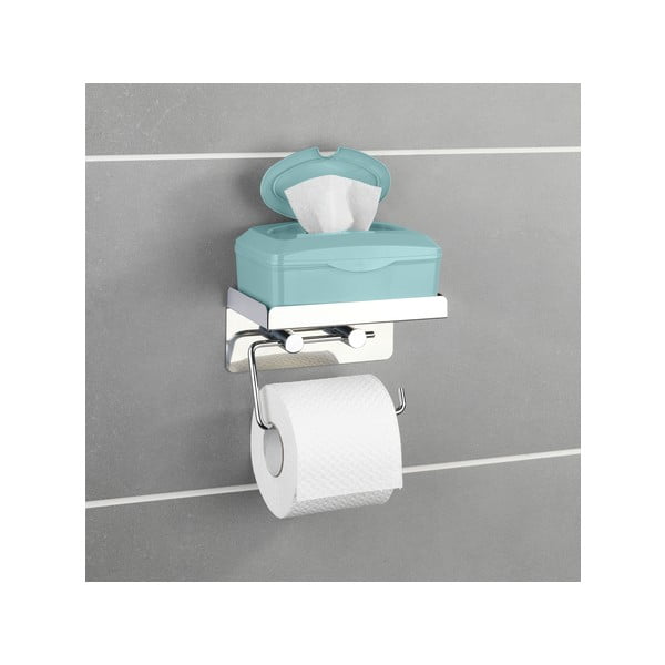 Samostojeći držač za toaletni papir s prostorom za odlaganje Wenko-image-1