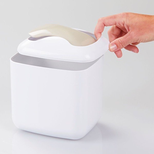 Bijela kanta za otpad InterDesign Una-image-1
