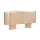 Komoda u dekoru hrasta u svijetloj prirodnoj boji 160x80,5x45,5 cm Otilia – Bizzotto