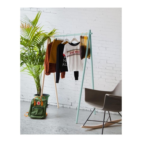 Stalak za odjeću sa svijetlo zelenim detaljem Really Nice Things Minimal-image-3