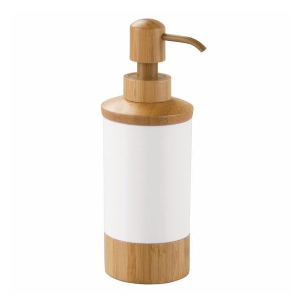Svjetlosmeđi dozator sapuna s bambusovim detaljima InterDesign, 325 ml