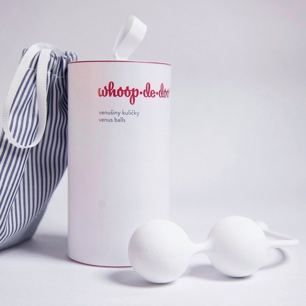Bijele dizajnerske Venerine kuglice Whoop.de.doo, 65 g-image-1