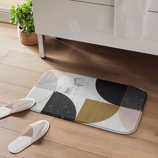 Kupaonska prostirka 45x75 cm Geomarbre – douceur d'intérieur-image-1