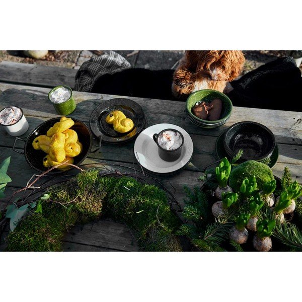 Tamno zelena emajlirana zdjelica Doris – Sagaform-image-1