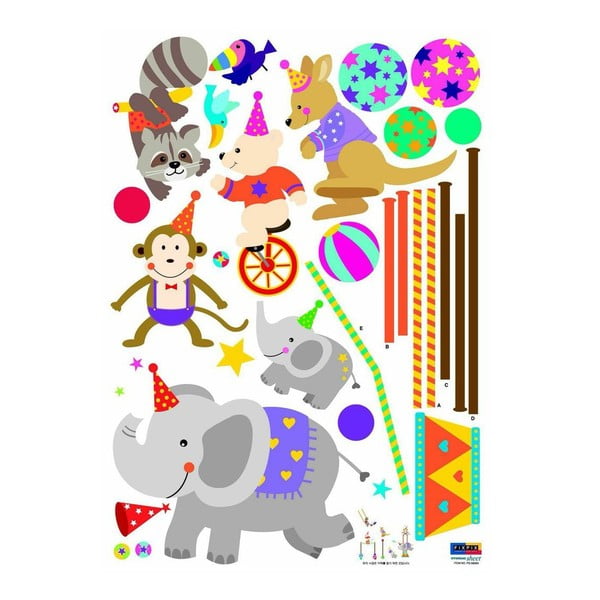 Zidna naljepnica Cirkuške životinje-image-2