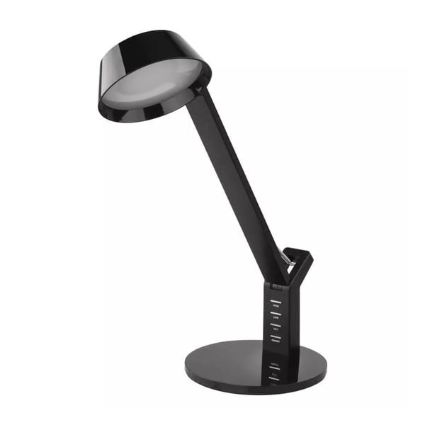 Crna LED stolna lampa s mogućnosti zatamnjivanja (visina 39 cm) Simon – EMOS