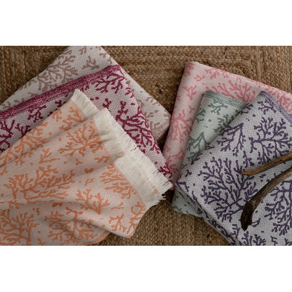 Ružičasti pokrivač udio pamuka Euromant Summer Coral, 140 x 180 cm-image-3