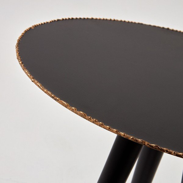 Crni stolić La Forma Pearson, visina 35,5 cm-image-1