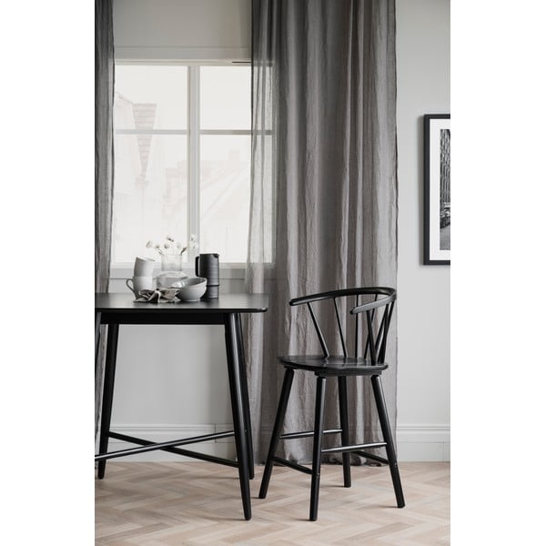 Crni barski stol Rowico Lotta-image-1