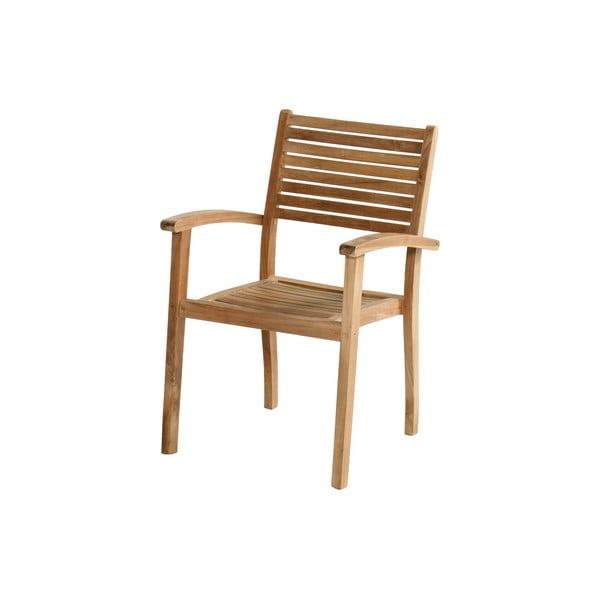 Vrtna stolica od masivnog drveta u prirodnoj boji Sunderland – Hartman