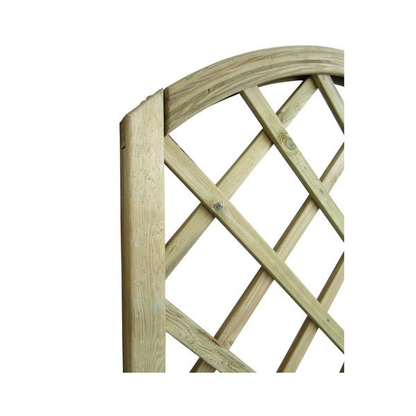 Vrtna ukrasna rešetka od borovog drveta Crido Consulting Arched Pine-image-3
