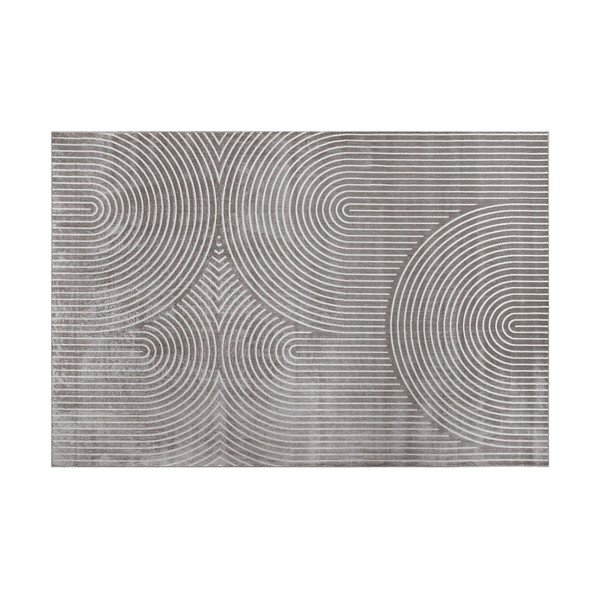 Sivi tepih viskozan 140x200 cm Geode – douceur d'intérieur-image-2
