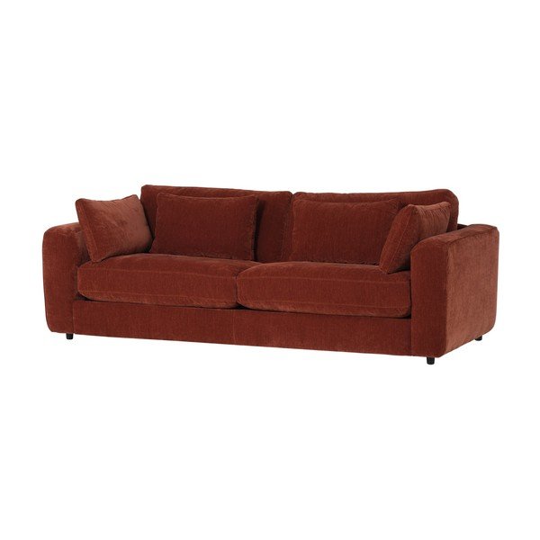 Smeđa sofa od šenila 240 cm Chunky – vtwonen
