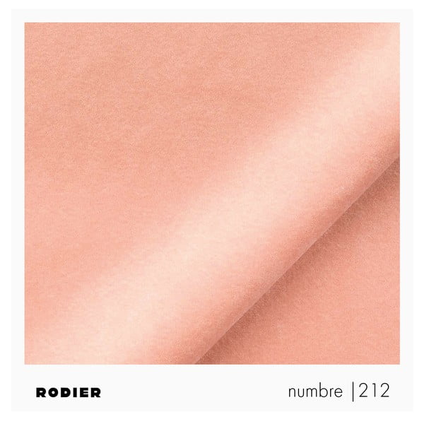 Ružičasta baršunasti sklopiva/s prostorom za odlaganje kutna garnitura (s desnim kutom/s ležaljkom) Brim – Rodier-image-2