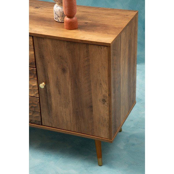 Komoda u tamnoj prirodnoj boji 114x70x39 cm Frida – Premier Housewares-image-4