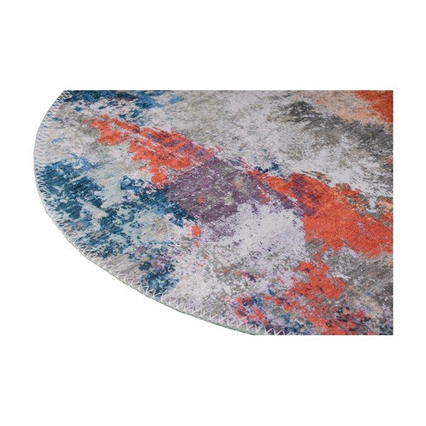 Plavo-narančasti perivi tepih 80x120 cm – Vitaus-image-2