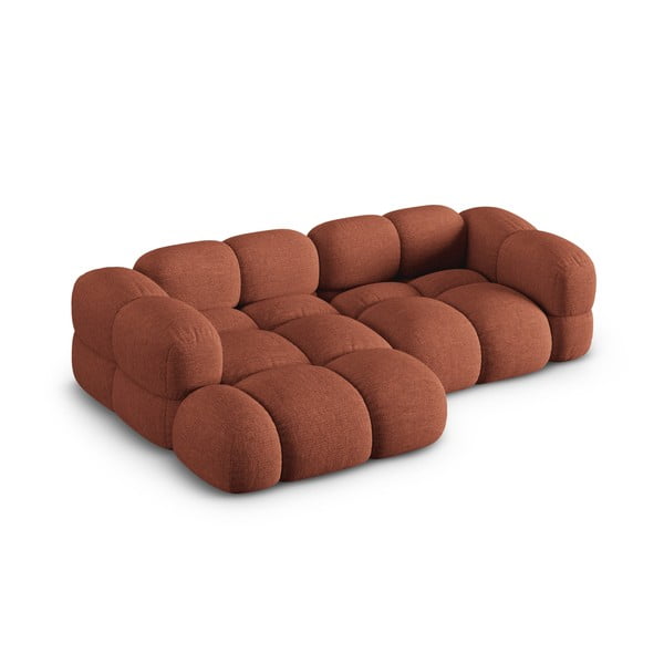 Ciglasta kutna garnitura (s lijevim kutom/s ležaljkom) Loretto – Cosmopolitan Design-image-2