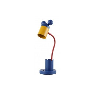 Plava stolna lampa s metalnim sjenilom (visina 50 cm) Mouse – GTV
