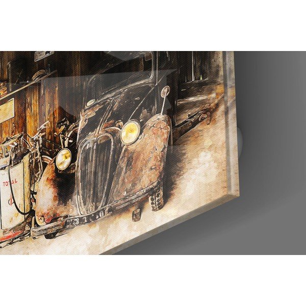 Staklena slika Insigne Old Car-image-2