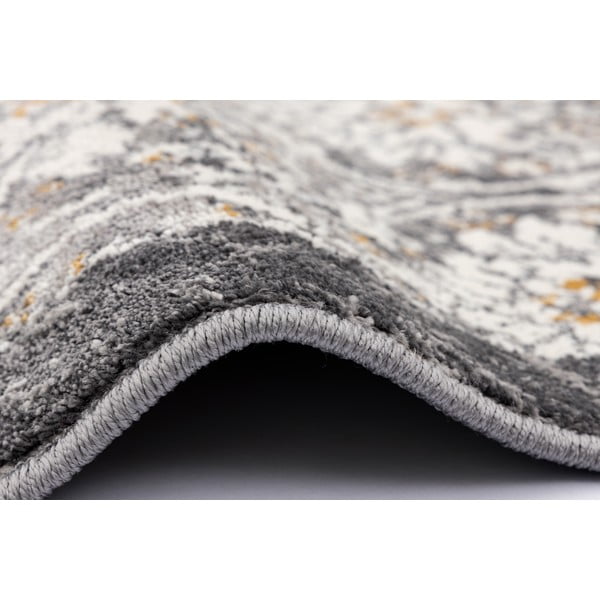 Tamno siva/boje slonovače staza 80x250 cm Soft Viskan – FD-image-2