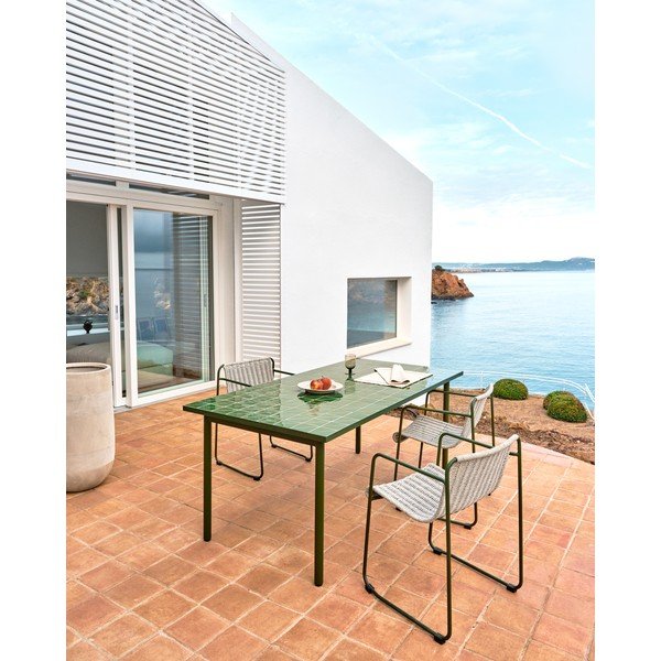 Željezni vrtni stol 91x182 cm Maurina – Kave Home-image-1