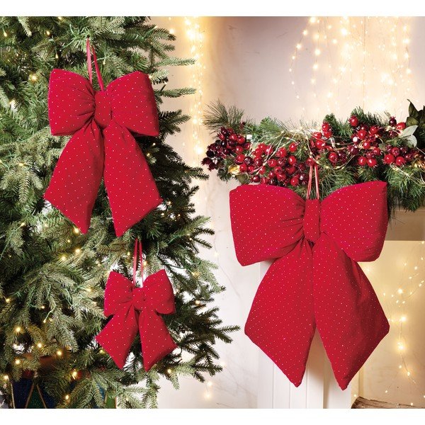 Tekstilni viseći božićni ukras 28 cm Ribbon – Brandani-image-1