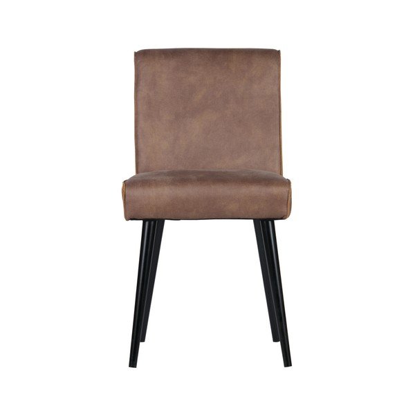 Set od 2 svijetlosmeđe kožne stolice BePureHome Revolution-image-4