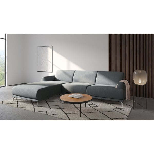 Svijetlo siva kutna garnitura MESONICA Puzo, lijevi kut-image-1