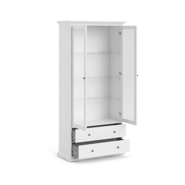 Bijela vitrina 96x201 cm Paris – Tvilum-image-4