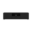 Crna TV komoda 147x38 cm Media – Tvilum