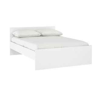 Bijeli bračni krevet 160x200 cm Naia – Tvilum