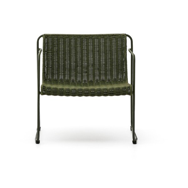 Zelena metalna vrtna fotelja Maurina – Kave Home-image-2