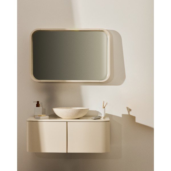 Zidno ogledalo 90x60 cm Salaya – Kave Home-image-1