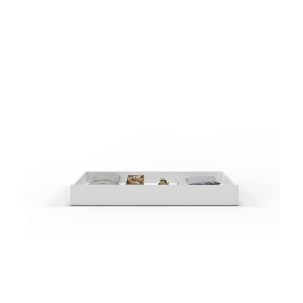 Bijela dječja ladica za ispod kreveta 90x190 cm Valka – Marckeric-image-4