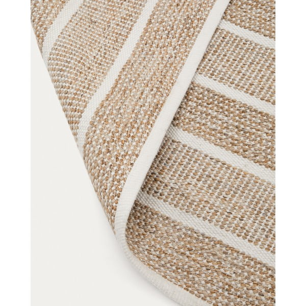 Bež vanjski tepih od recikliranih vlakna 200x300 cm Desni – Kave Home-image-1