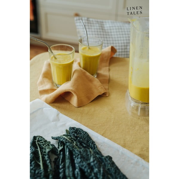 Žuti platneni podmetači u setu od 4 kom - Linen Tales-image-2