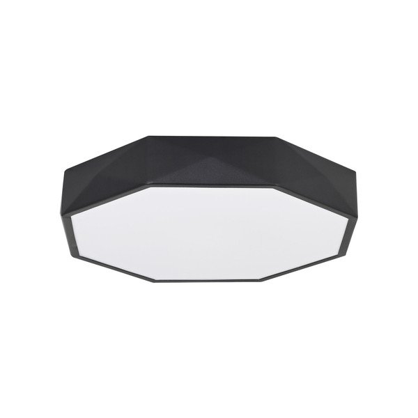 Mat crna LED stropna svjetiljka aluminijska Eben – Nova Luce