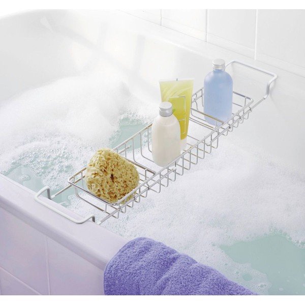 Kupaonski organizator za kadu od nehrđajućeg čelika Wenko Bringing, dužina 58,5 cm-image-2