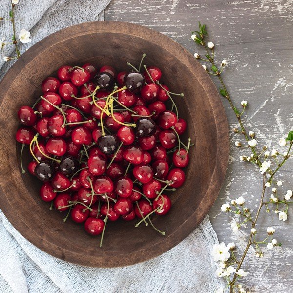 Drvena posuda u prirodnoj boji ø 30 cm Mango - Orion-image-1