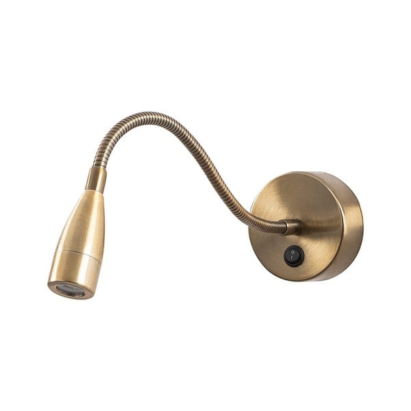 LED zidna lampa u zlatnoj boji Reading – Opviq lights